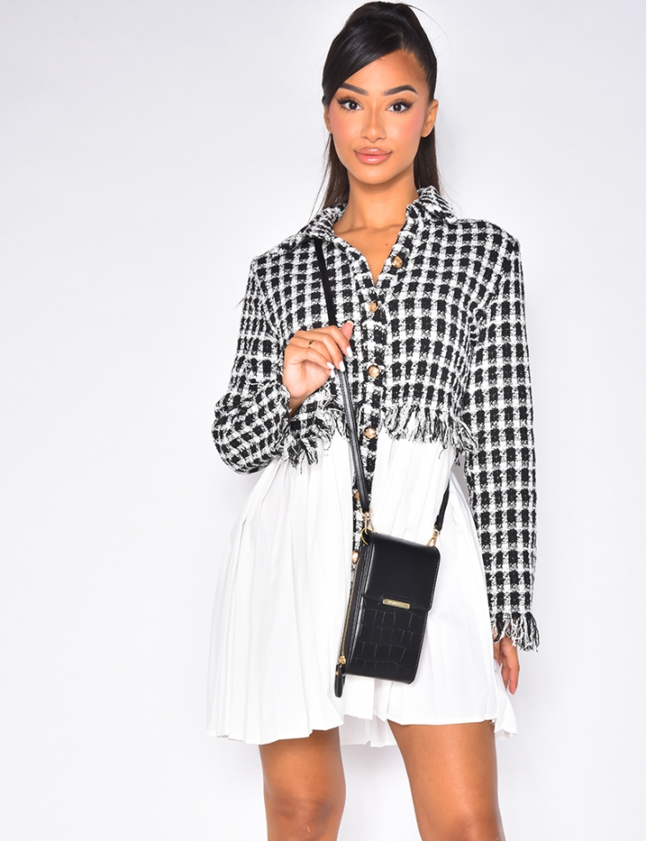 Chemise tweed outlet