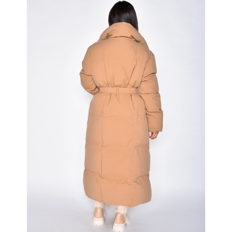 Doudoune matelassée à grand col