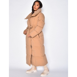 Doudoune matelassée à grand col