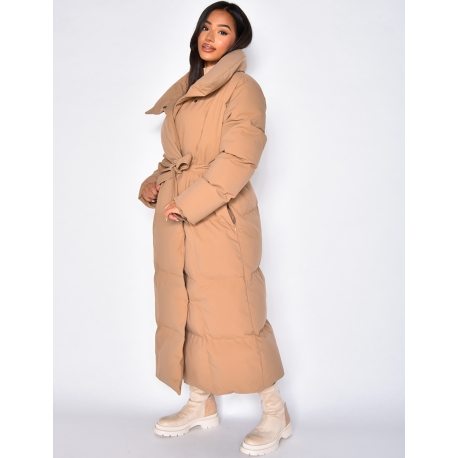 Doudoune matelassée à grand col