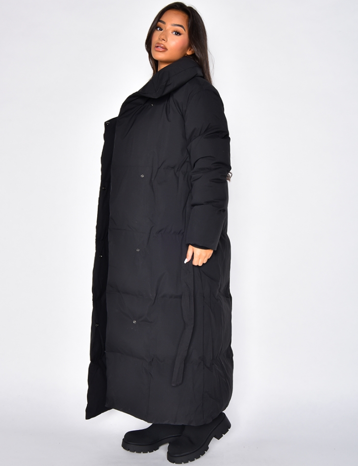 Doudoune matelasée à grand col Doudoune matelasée à grand col