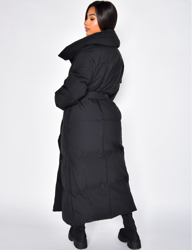 Doudoune matelasée à grand col Doudoune matelasée à grand col