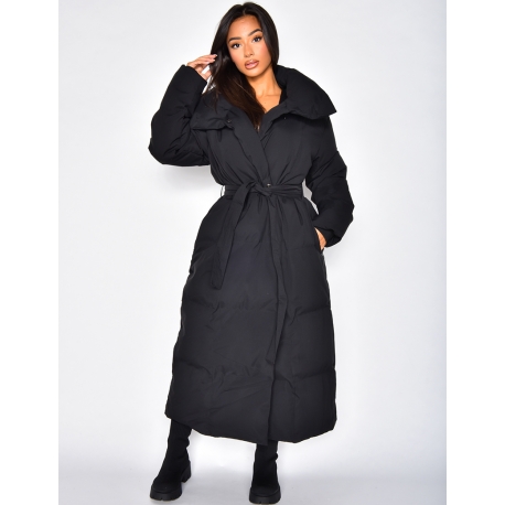 Doudoune matelasée à grand col Doudoune matelasée à grand col