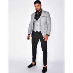 Ensemble de costume 2 pièces, veste et gilet Ensemble de costume 2 pièces, veste et gilet