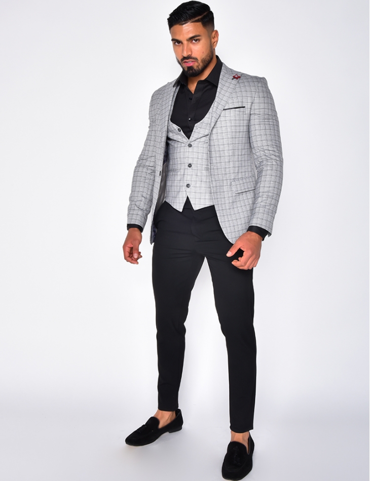 Ensemble de costume 2 pièces, veste et gilet Ensemble de costume 2 pièces, veste et gilet