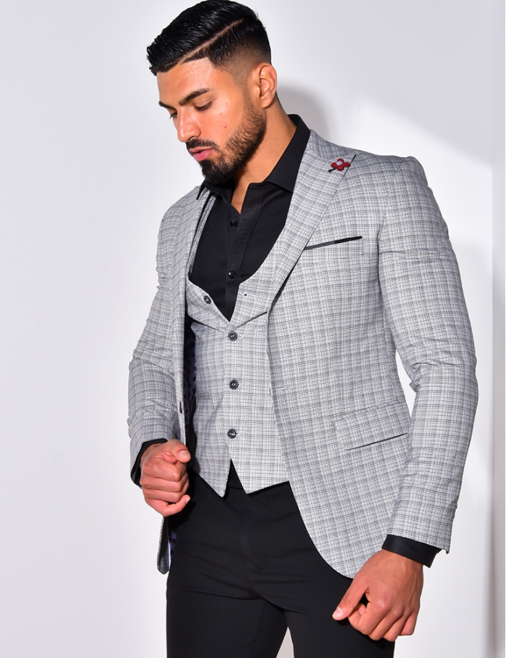 Ensemble de costume 2 pièces, veste et gilet Ensemble de costume 2 pièces, veste et gilet