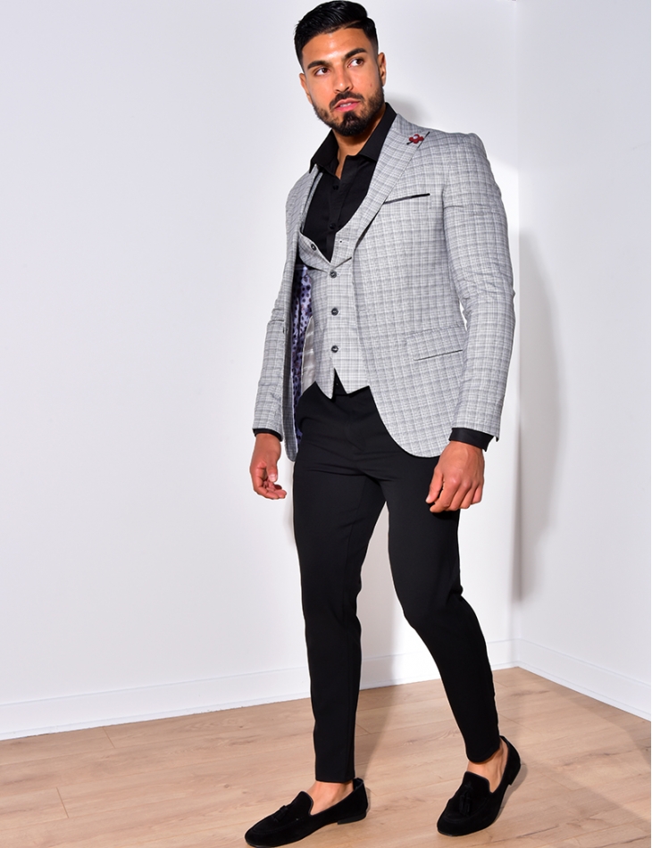 Ensemble de costume 2 pièces, veste et gilet Ensemble de costume 2 pièces, veste et gilet