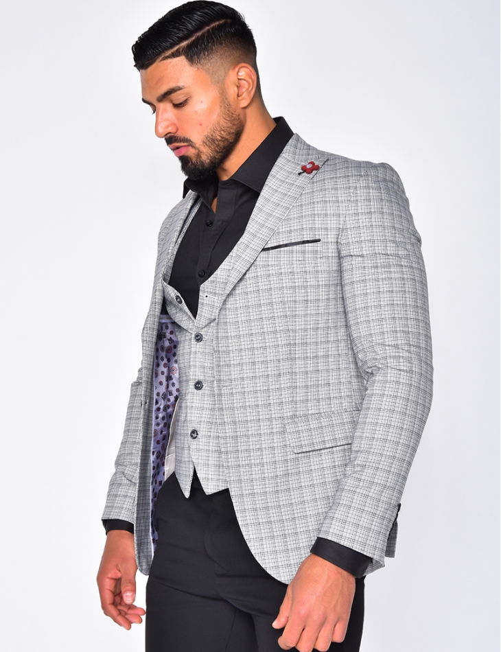 Ensemble de costume 2 pièces, veste et gilet Ensemble de costume 2 pièces, veste et gilet