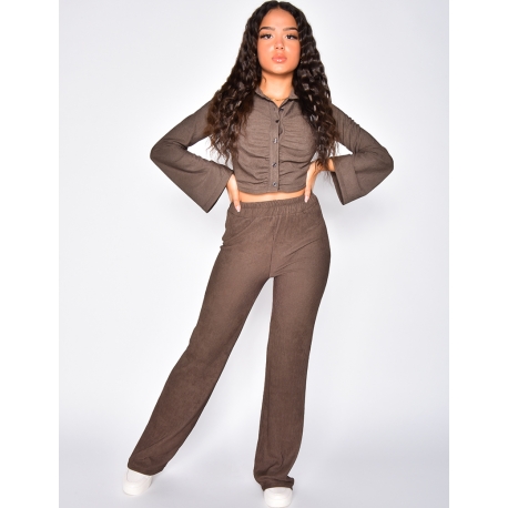 Pantalon côtelé fluide Pantalon côtelé fluide