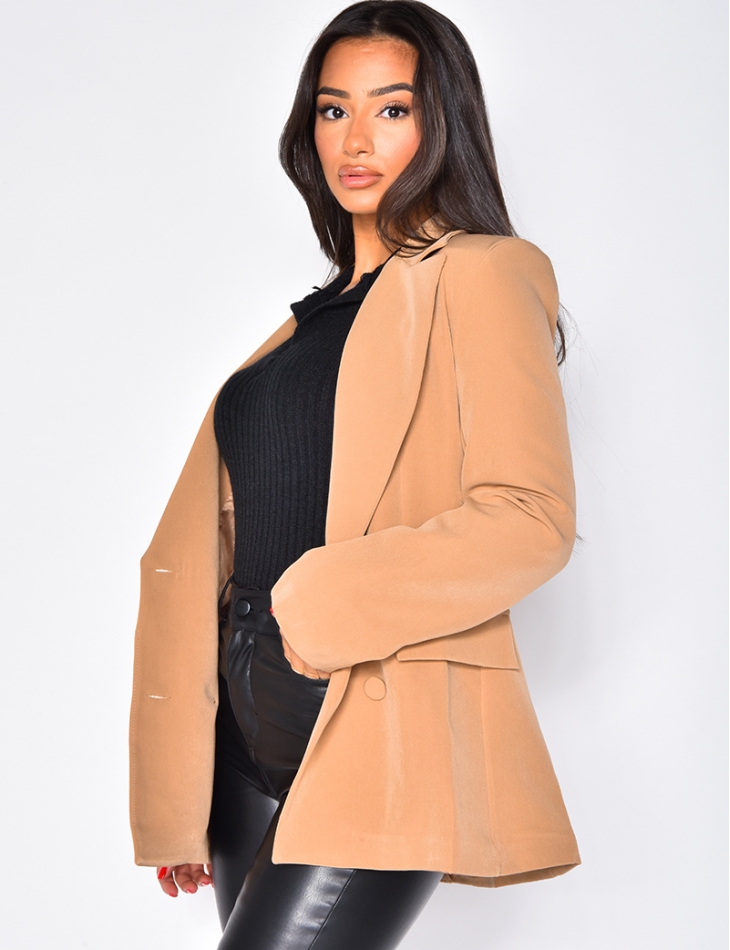 Boyfriend blazer with shoulder pads Boyfriend blazer with shoulder pads