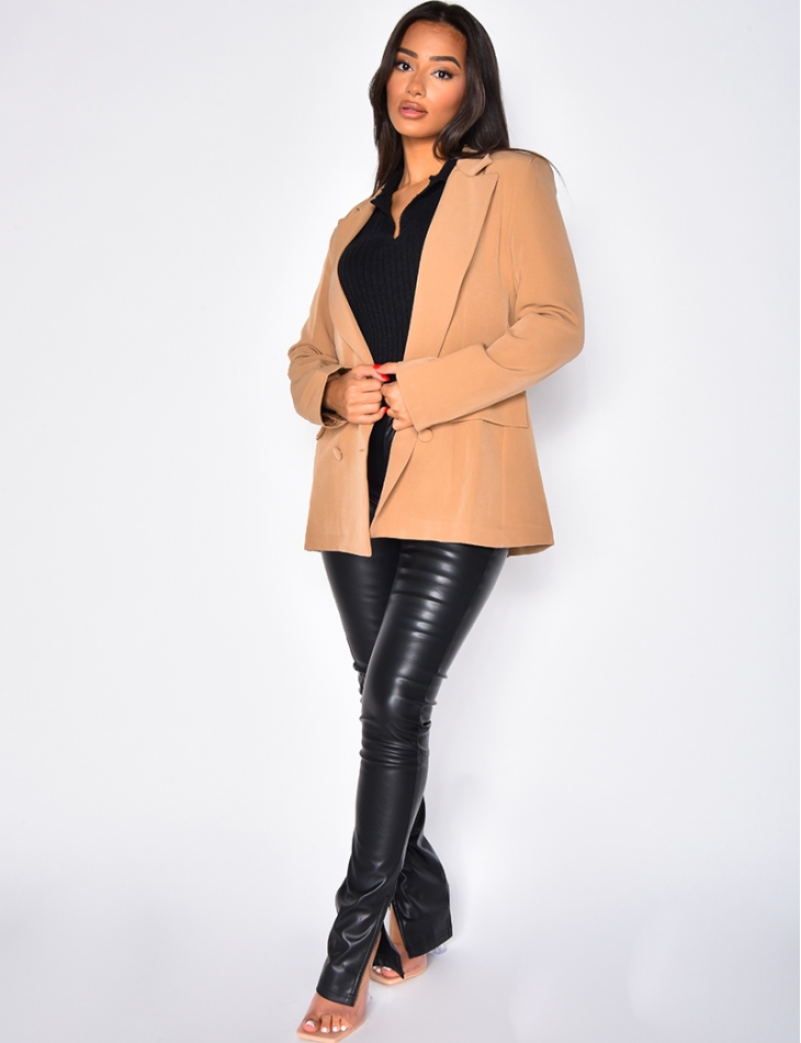 Boyfriend blazer with shoulder pads Boyfriend blazer with shoulder pads