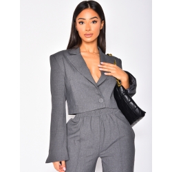 Veste de blazer courte