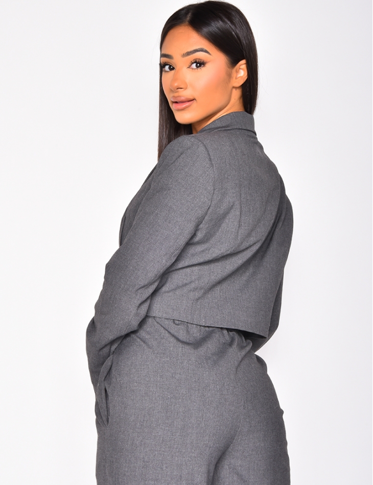 Veste de blazer courte