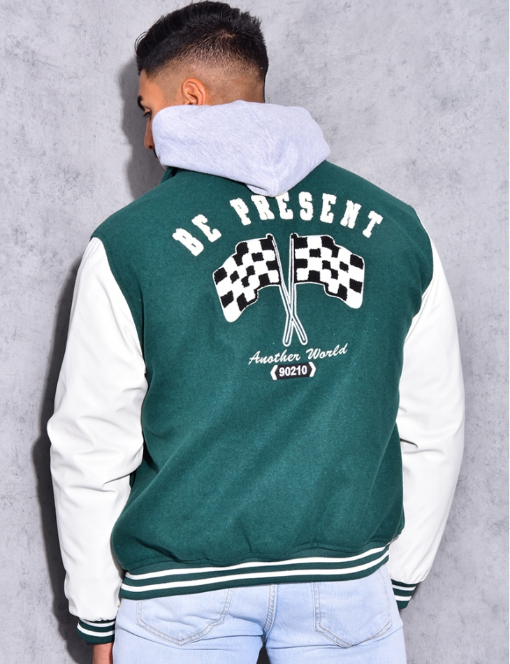 Veste "Vamos" bi-matière Veste "Vamos" bi-matière