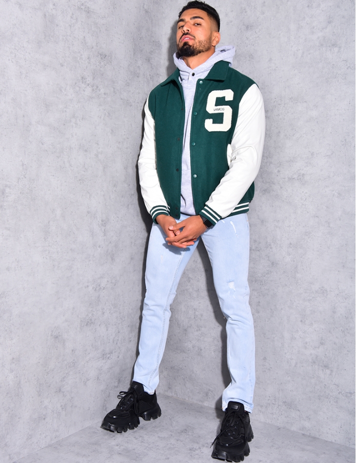 Veste "Vamos" bi-matière Veste "Vamos" bi-matière