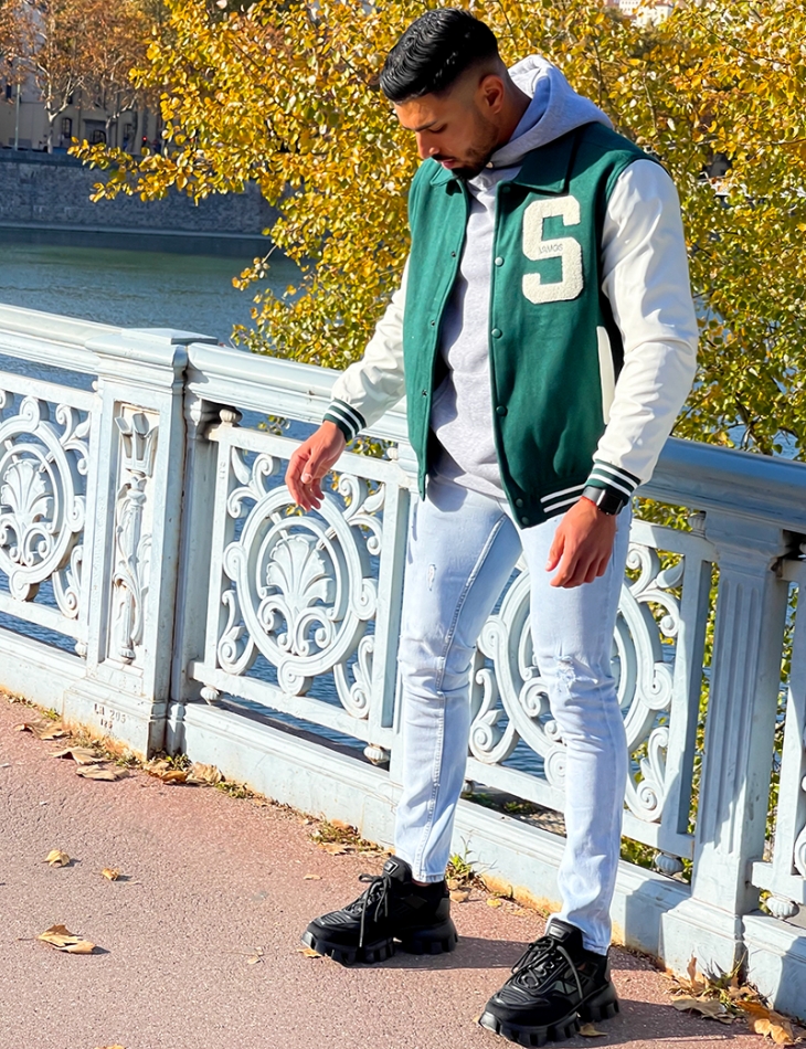 Veste "Vamos" bi-matière Veste "Vamos" bi-matière
