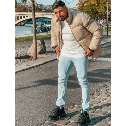 Doudoune matelassée en simili