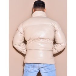 Doudoune matelassée en simili