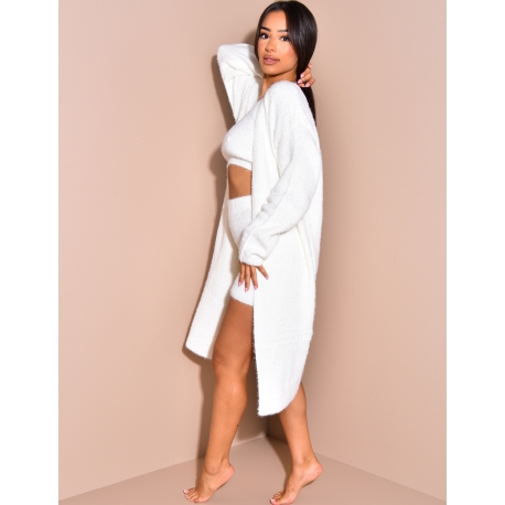 Ensemble gilet short et brassière tout doux Ensemble gilet short et brassière tout doux