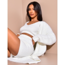 Ensemble gilet short et brassière tout doux Ensemble gilet short et brassière tout doux