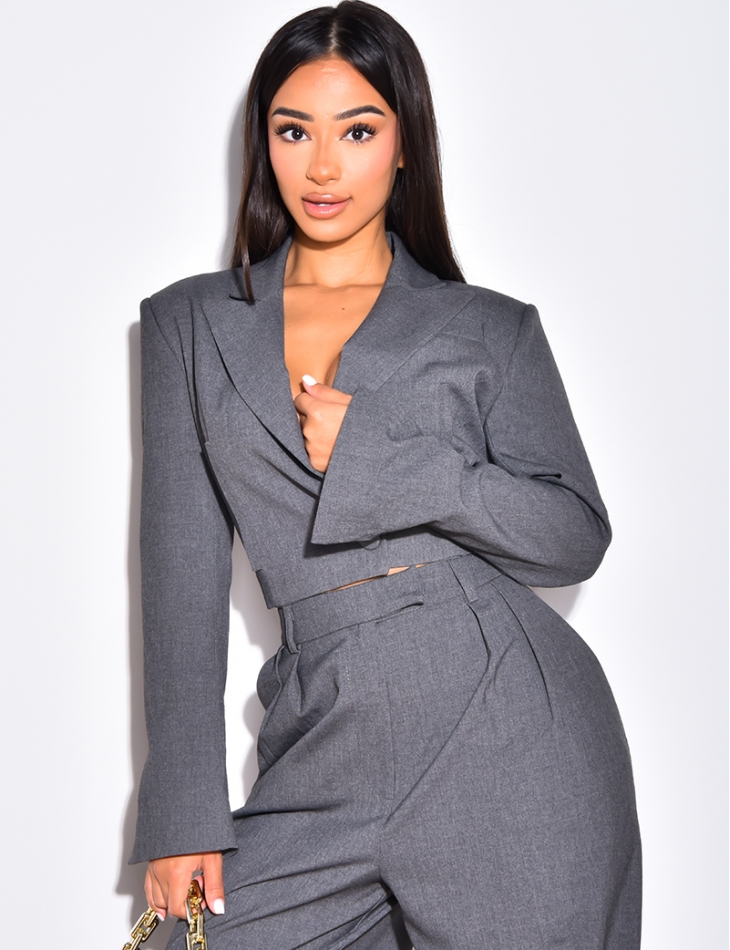 Veste de blazer courte