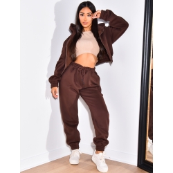 Pantalon de jogging molletonné