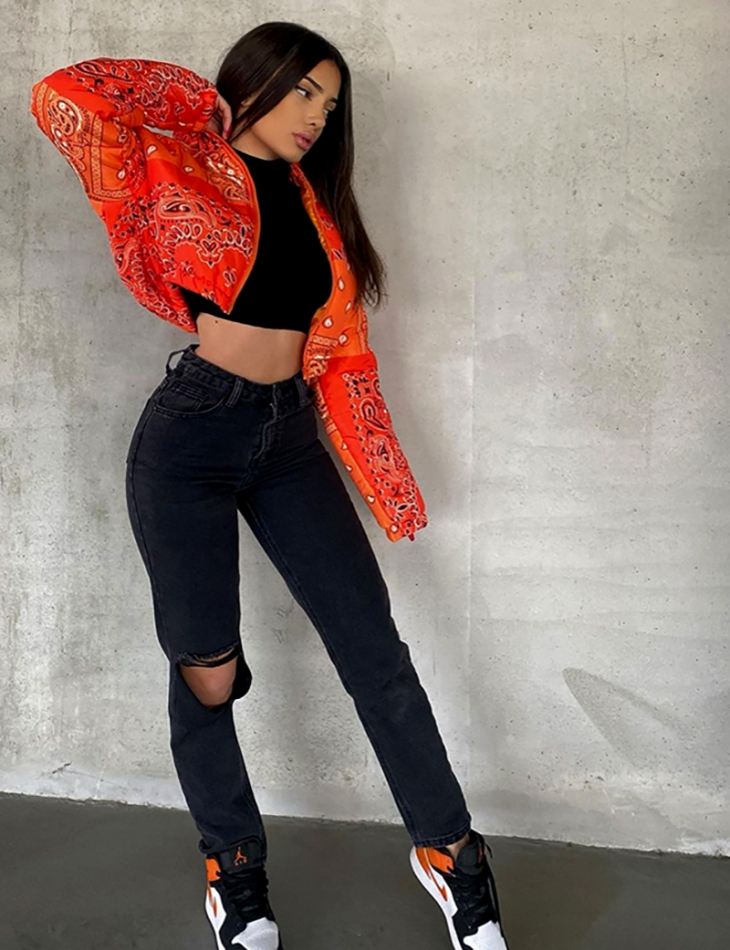 Jeans coupe droite destroy Jeans coupe droite destroy