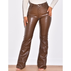 Pantalon en simili patte d'eph Pantalon en simili patte d'eph