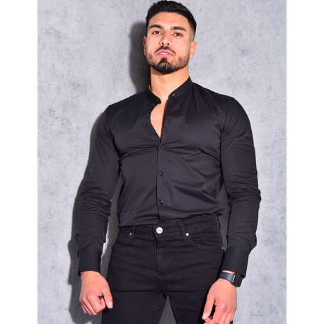 Chemise manches longues col rond