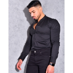 Chemise manches longues col rond