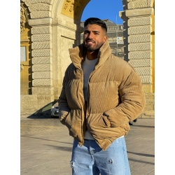 Doudoune côtelé en velours Doudoune côtelé en velours