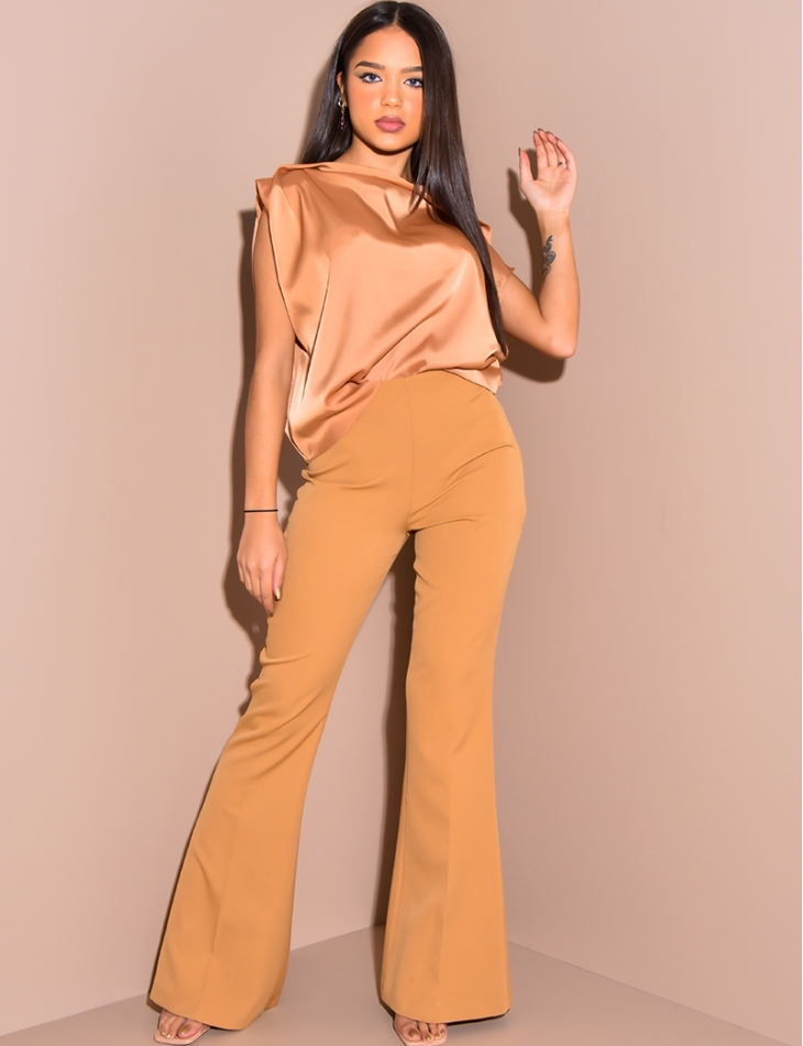 Pantalon de tailleur patte d'eph