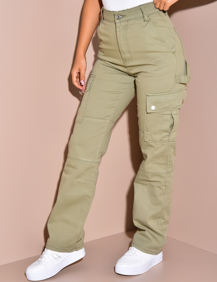 Jeans effet cargo