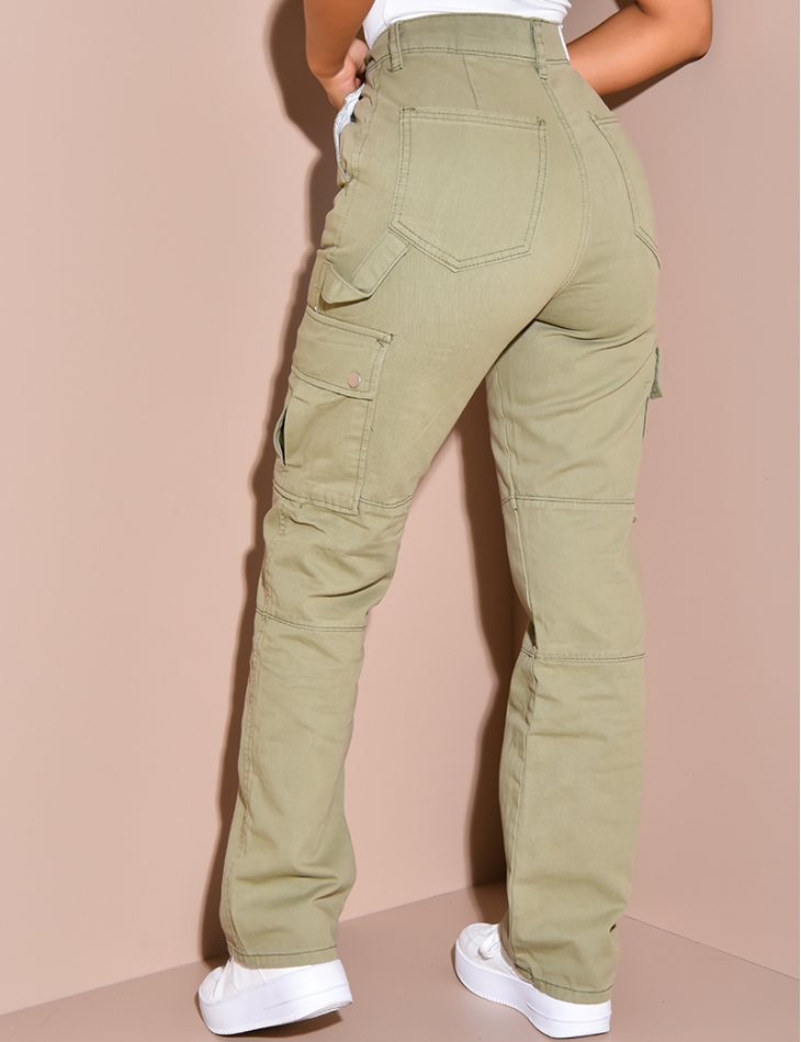 Jeans effet cargo