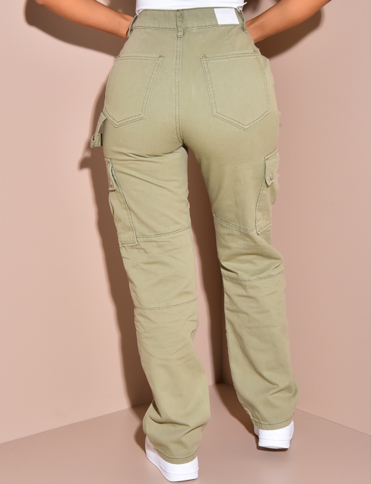 Jeans effet cargo