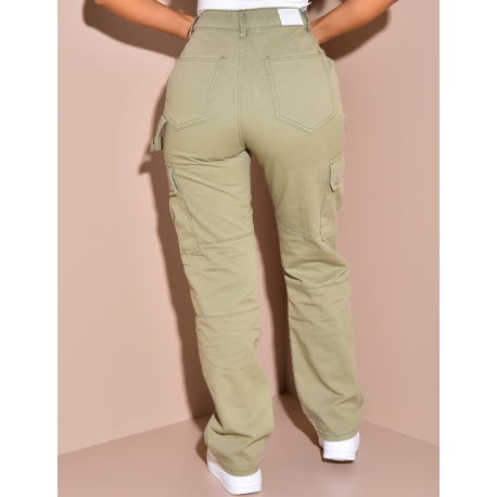 Jeans effet cargo