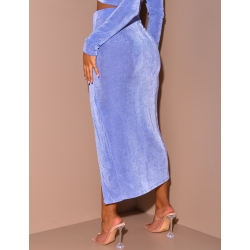 Jupe longue légèrement transparente