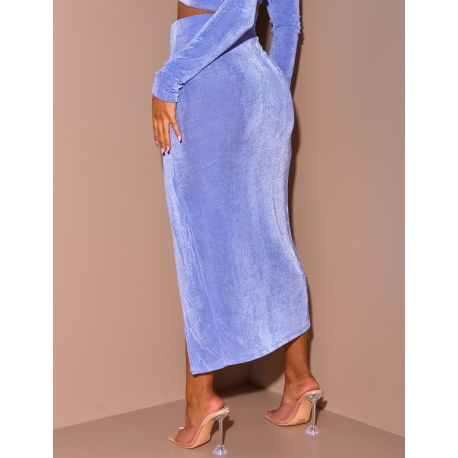 Jupe longue légèrement transparente