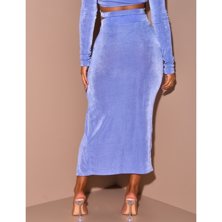 Jupe longue légèrement transparente