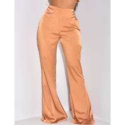 Pantalon en satin pattes d'eph Pantalon en satin pattes d'eph
