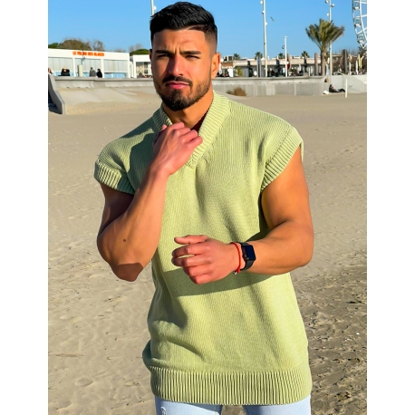 Pull épais sans manches