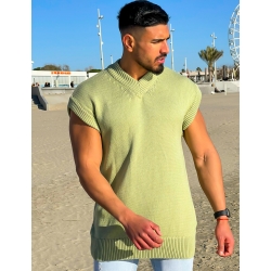 Pull épais sans manches