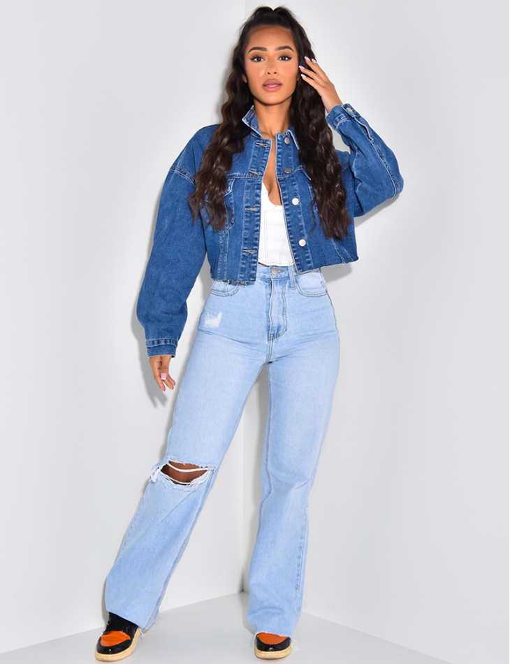 Veste en jeans courte Veste en jeans courte