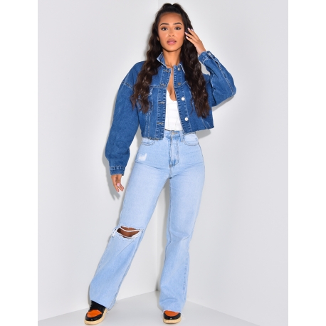 Veste en jeans courte Veste en jeans courte
