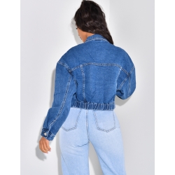 Veste en jeans courte Veste en jeans courte