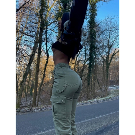 Jeans effet cargo