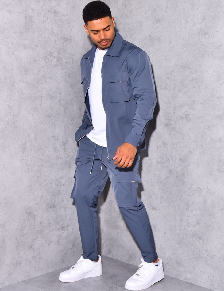 Ensemble pantalon cargo et veste