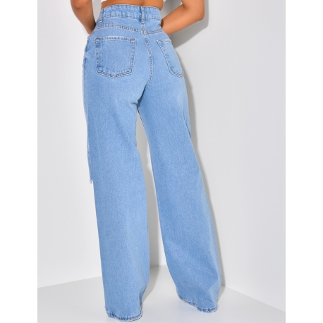 Jeans large destroy Jeans large destroy