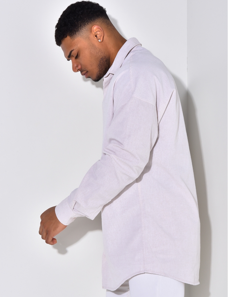 Chemise légère manches longues