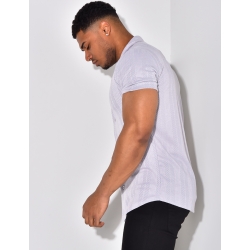 Chemise manches courtes texturée Chemise manches courtes texturée